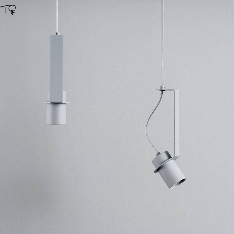 Suspension design à LED avec cylindre en métal au style Industriel - vue 6 sur 14