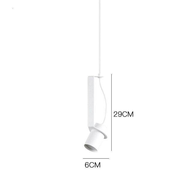 Suspension design à LED avec cylindre en métal au style Industriel - vue 13 sur 14