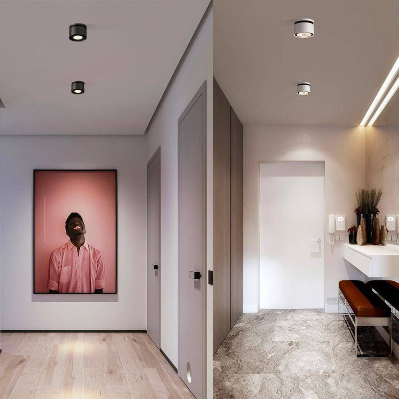 Spot moderne LED rond avec orientation à 360° Loft