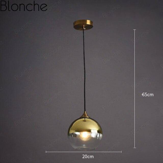 Suspension design LED avec boule en verre fumé Loft