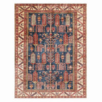 Tapis persan rectangle au style dirouz G