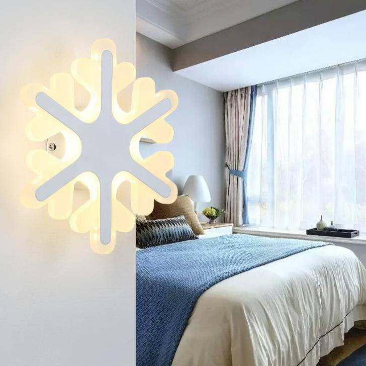 Applique murale LED flocon de neige - vue 4 sur 5