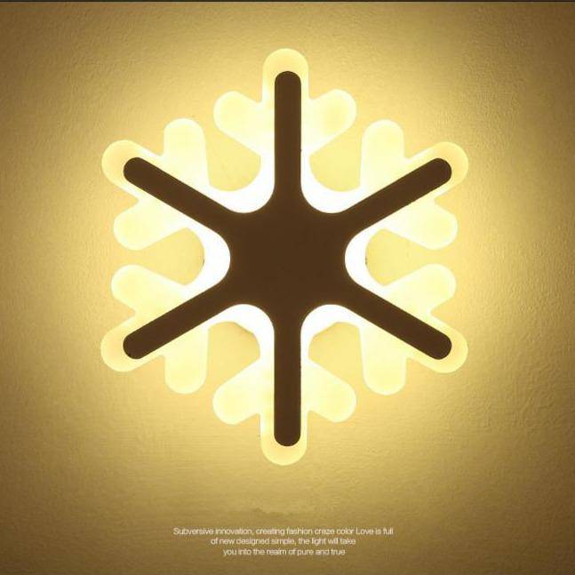 Applique murale LED flocon de neige - vue 6 sur 5