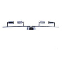 Plafonnier à spots LEDs ajustable chromé Home