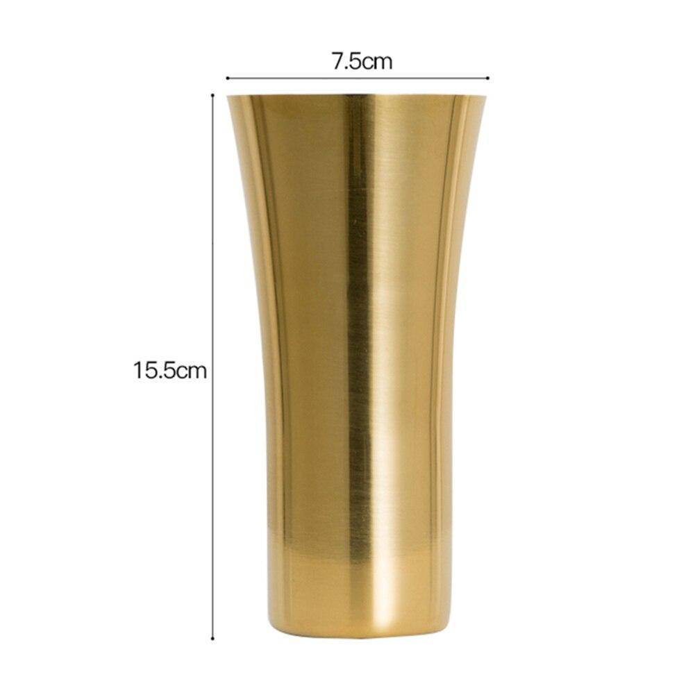Vase design chromé gold Steel - vue 9 sur 9