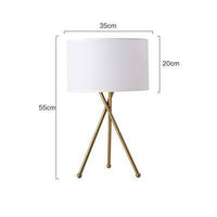 Lampadaire moderne LED tripod avec abat-jour cylindrique