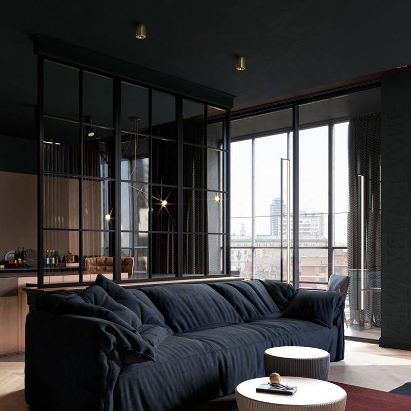Spot design LED en cylindre cuivré Loft