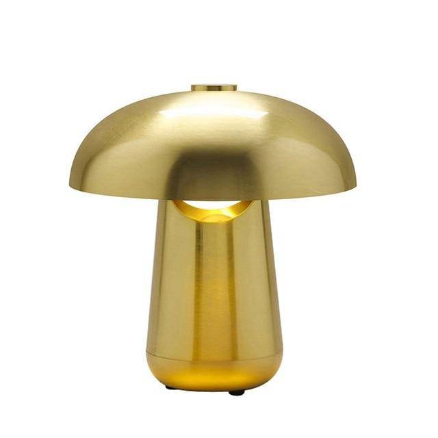 Lampe à poser design à LED en métal style mushroom - vue 13 sur 16