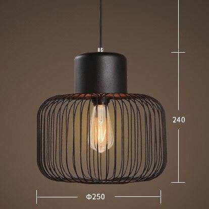 Lampe à poser design à LED avec abat-jour cage arrondie en métal noir - vue 11 sur 14