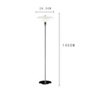 Lampadaire design à LED noir ou chromé Créative