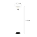 Lampadaire design à LED noir ou chromé Créative