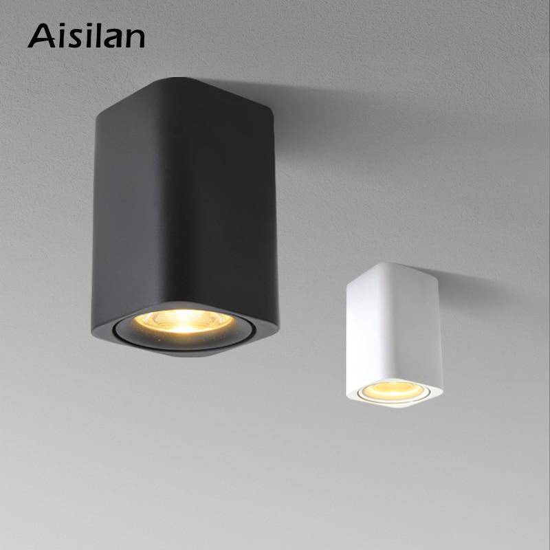 Spot moderne LED en cube Loft - vue 6 sur 6