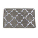Tapis de bain rectangle coloré à motifs Finel
