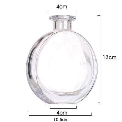 Vase en verre cristal coloré style parfumerie