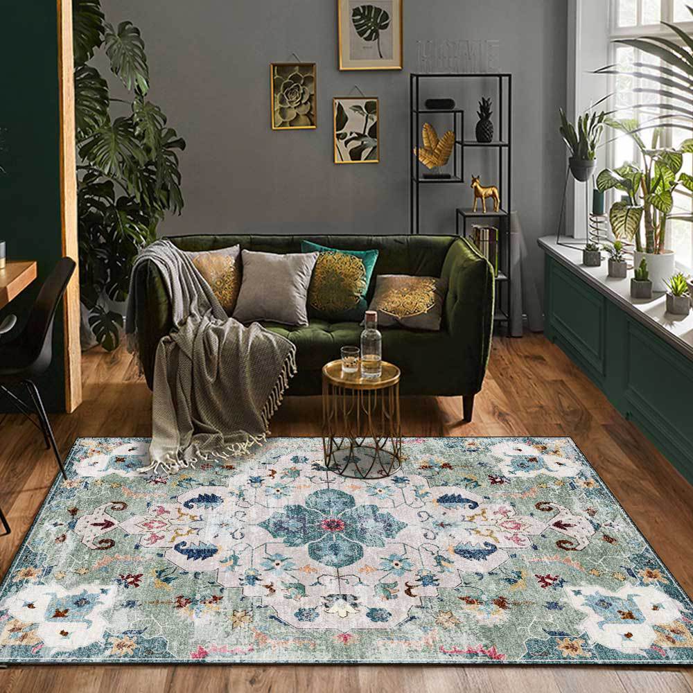 Tapis persan au style vintage Persy B - vue 3 sur 2