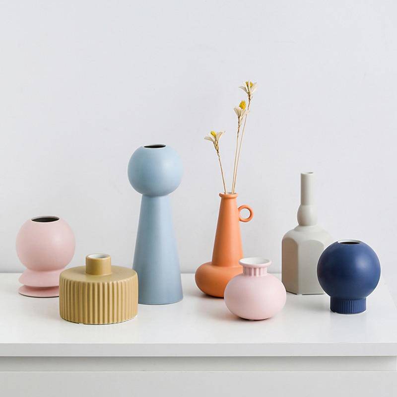 Vase design en céramique colorée style Bonsai - vue 4 sur 14