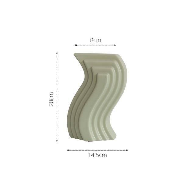 Vase moderne aux formes géométriques style Floride C