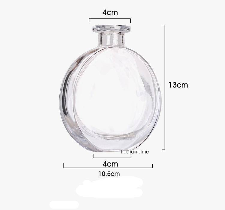 Vase en verre cristal coloré style parfumerie