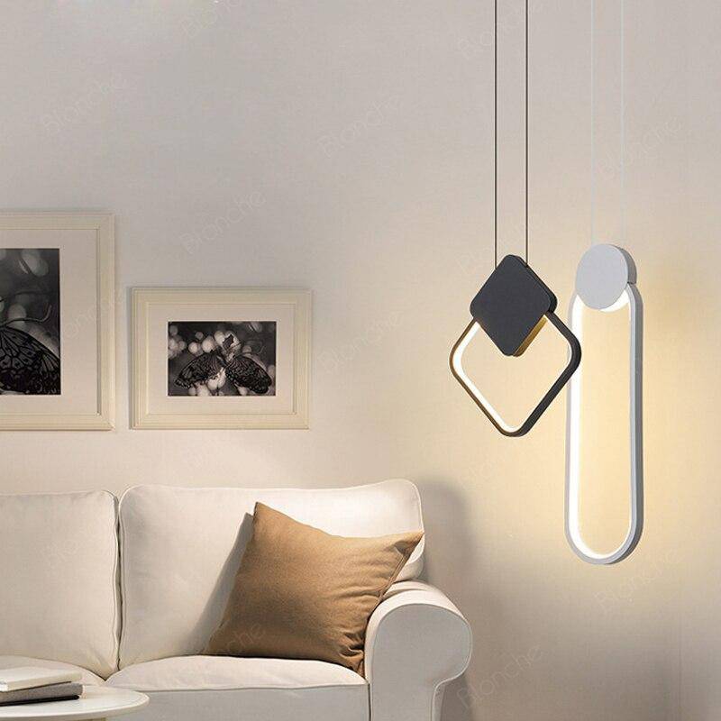 Suspension design LED avec cercle lumineux Lofty - vue 5 sur 7