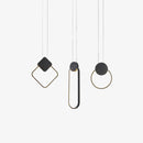 Suspension design LED avec cercle lumineux Lofty