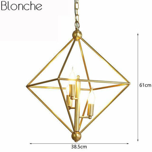 Suspension industrielle LED en métal Loft