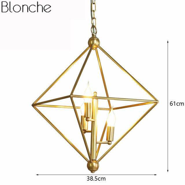 Suspension industrielle LED en métal Loft - vue 6 sur 5