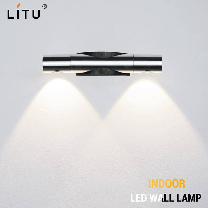 Applique LED chromé Sconce