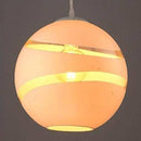 Suspension design à LED avec boule en pierre de verre Lofty