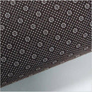 Tapis rectangle à quadrillage noir et blanc