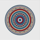 Tapis rond motifs multicolores Bohemia