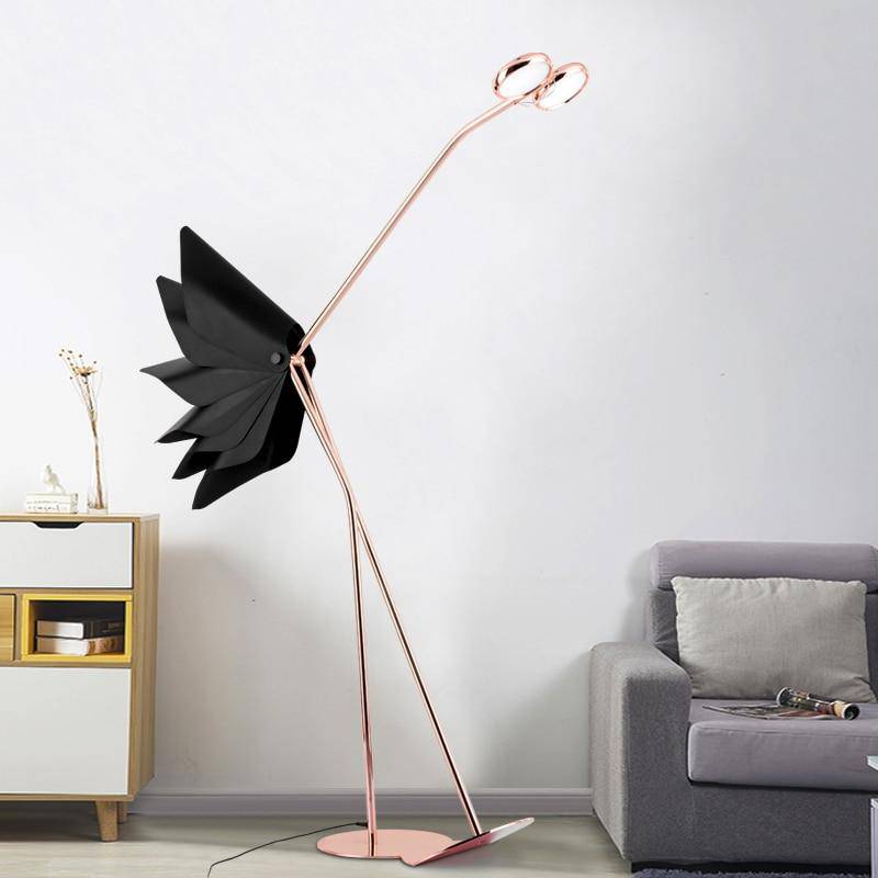 Lampadaire design LED en forme d'autruche Créative - vue 3 sur 5