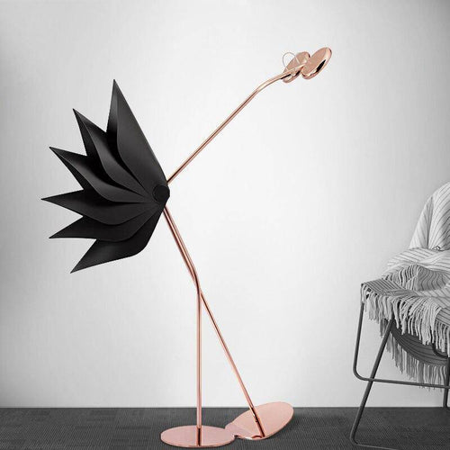 Lampadaire design LED en forme d'autruche Créative