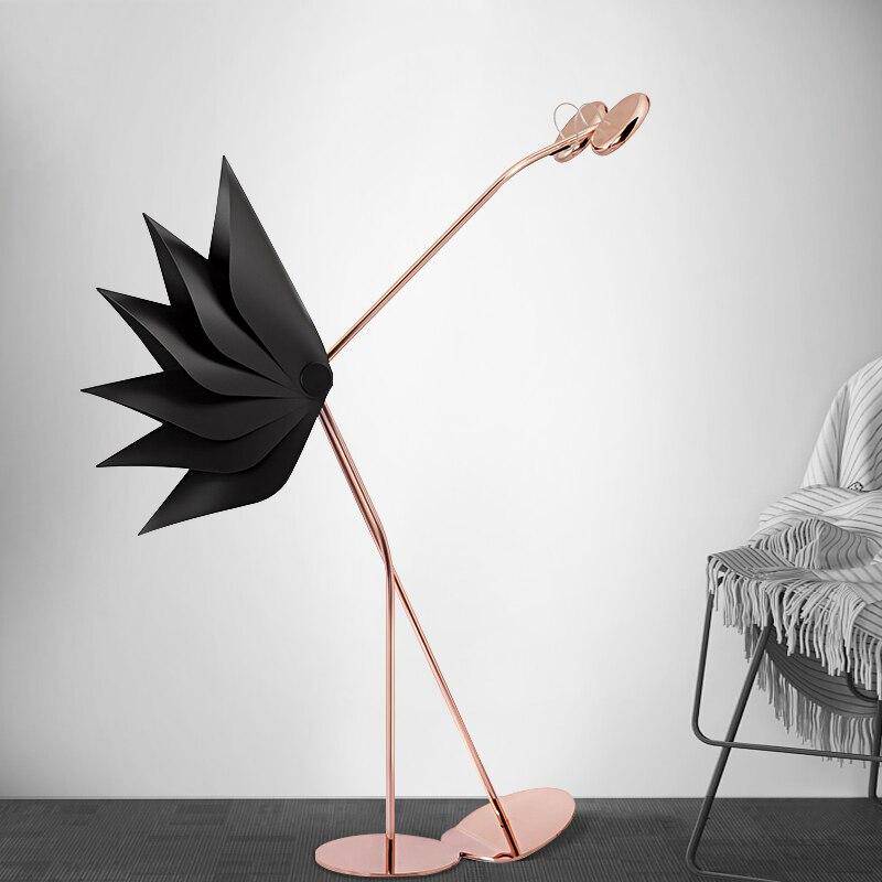 Lampadaire design LED en forme d'autruche Créative - vue 4 sur 5