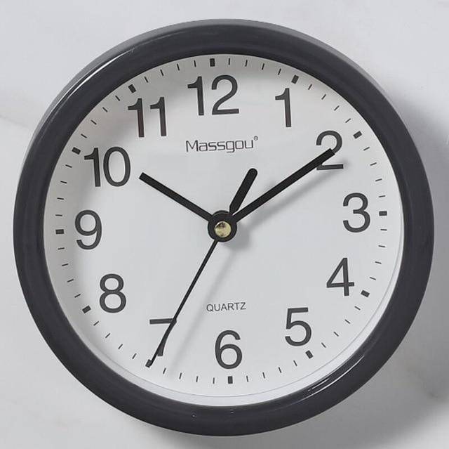 Horloge murale 15cm avec bordure colorée Round