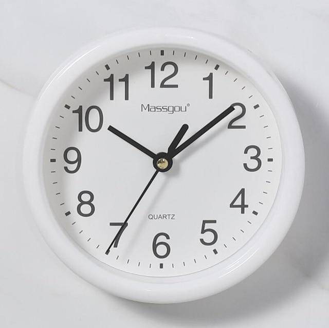 Horloge murale 15cm avec bordure colorée Round