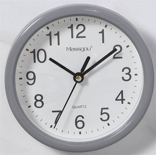 Horloge murale 15cm avec bordure colorée Round