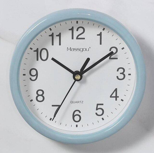 Horloge murale 15cm avec bordure colorée Round