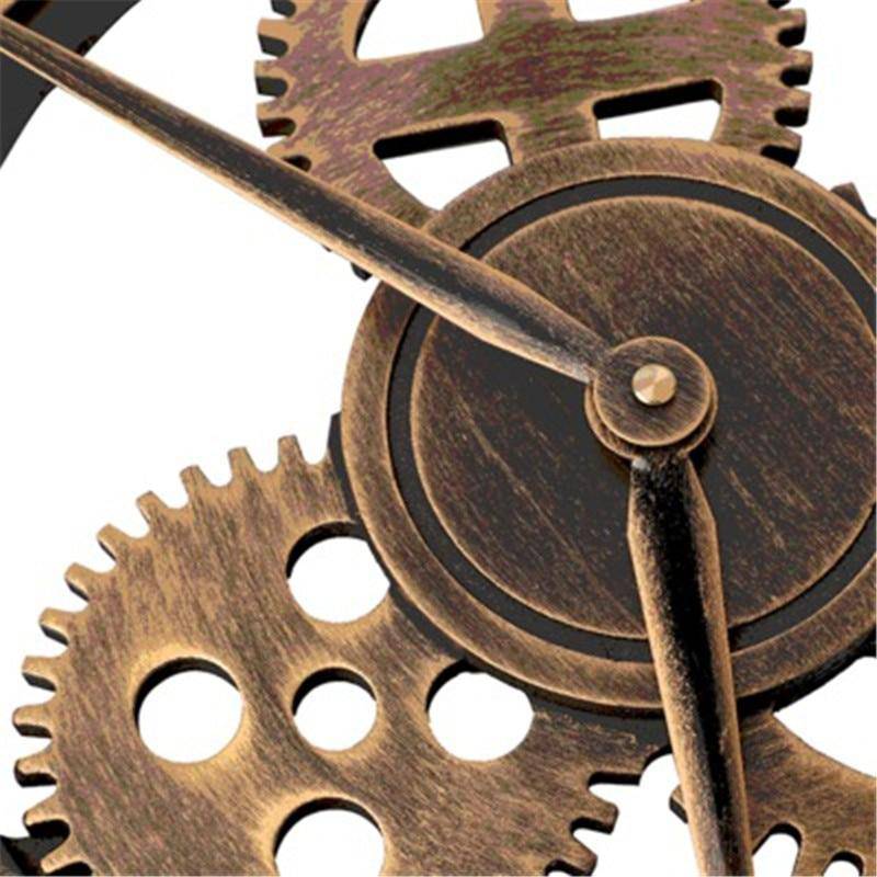 Horloge murale en métal vintage à chiffres romains ou digitaux Numeral - vue 4 sur 9