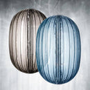 Suspension design LED avec abat-jour en verre coloré