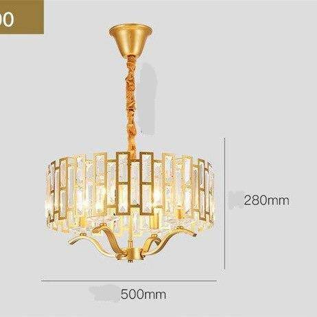 Suspension design LED dorée avec abat-jour en verre style Hotel - vue 8 sur 9