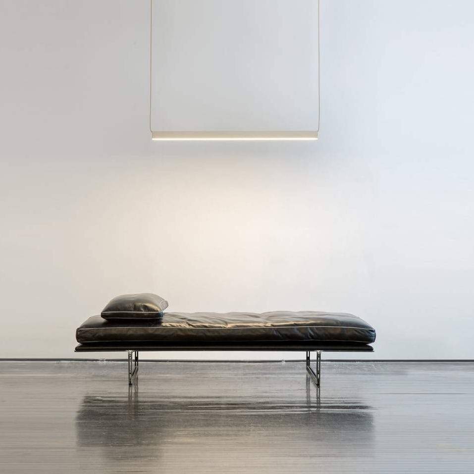 Suspension moderne LED allongée noire Loft - vue 2 sur 4