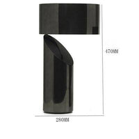 Lampe à poser LED en métal cylindrique design
