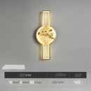 Applique murale LED avec cercle design style japonais