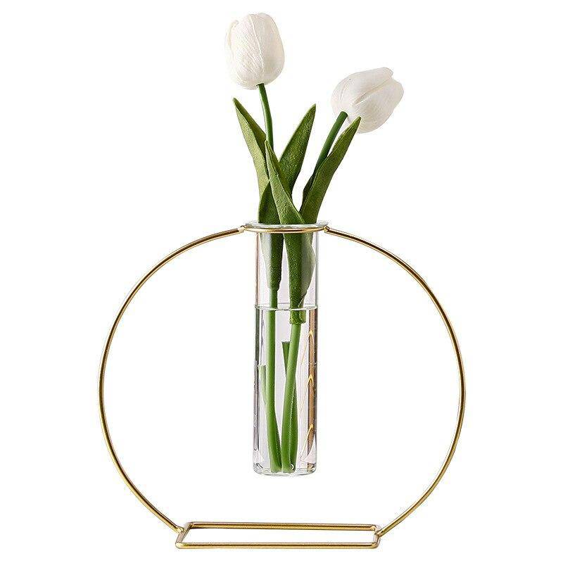 Vase design aux formes arrondies en métal Life - vue 4 sur 8