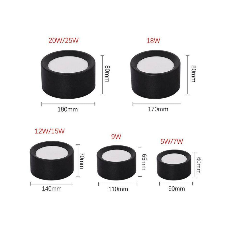 Spot rond à LED avec finitions modernes en aluminium