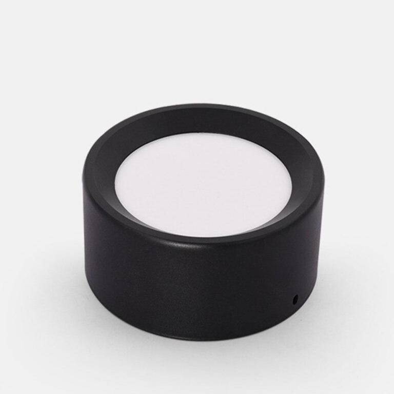 Spot rond à LED avec finitions modernes en aluminium