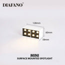 Spot moderne LED box rectangle en métal Light