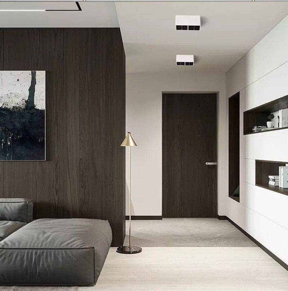 Spot moderne LED box rectangle en métal Light - vue 3 sur 8