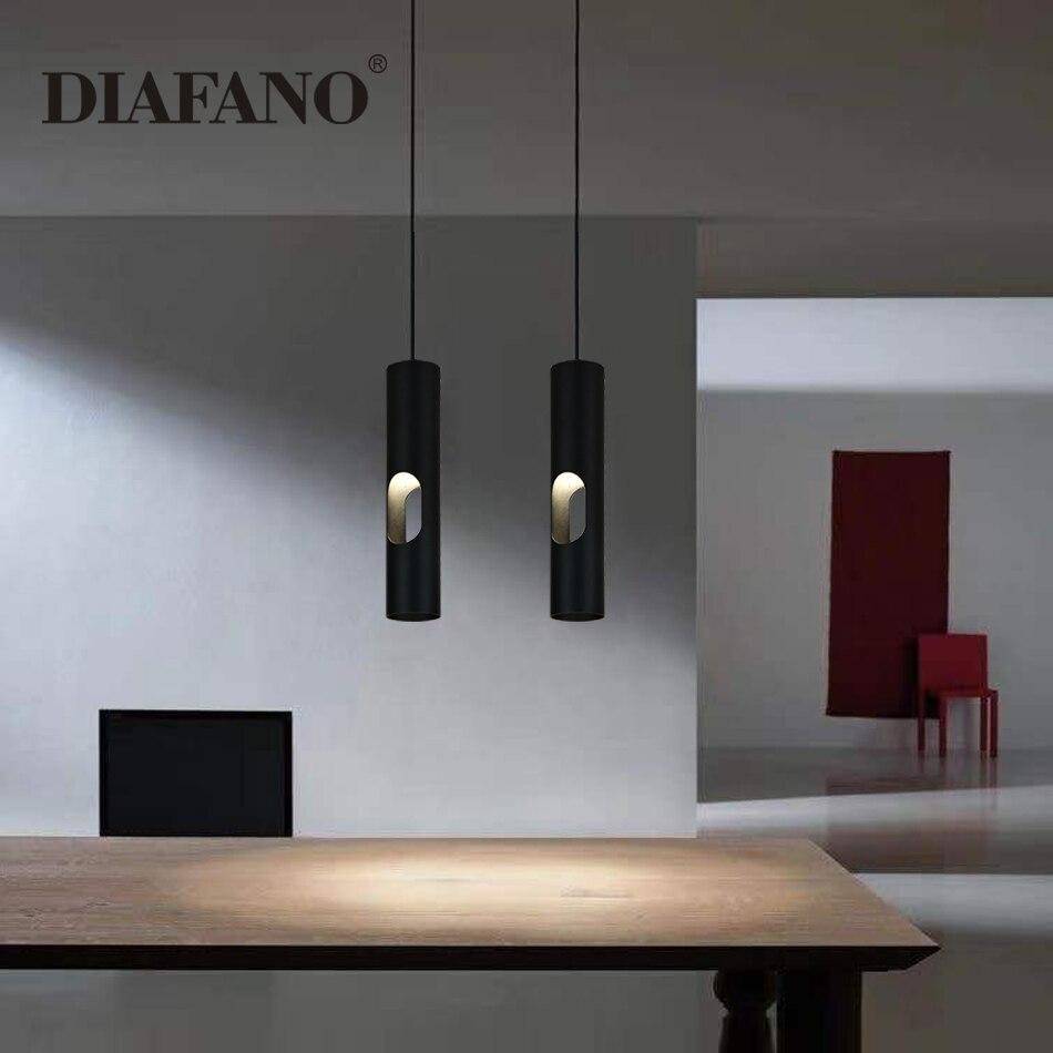 Suspension moderne LED avec tube cylindrique en aluminium Hotel - vue 4 sur 6
