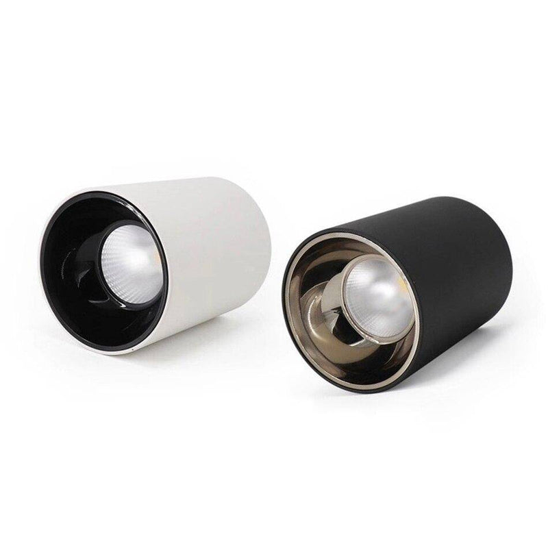 Spot moderne en aluminium arrondi à LED
